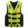 Gilet de sauvetage pour adultes, natation, navigation de plaisance, conduite, flottabilité réglable, costume de survie en Polyester, gilet de sauvetage pour enfants avec sifflet 240219