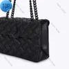 Womens Designer Shoulder Bag Kurt Geiger Bag London Kensington Full Svart Mjuka läderhandväskor Lyxkedjor axelväska Big Crossbody Bag Wallet Purse Påsar 415