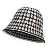 Wide Brim Hats Bucket Hats Winter Womens Bucket Hat 2022 Autumn Warm Chapeau Bob Femme Panama Hat J240305
