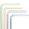 Engångskoppar Straws 5000st Bendable Drinking Straw Flexible Multi Coloured Rands för Party Smoothie Milkshake Cocktail