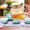 Dinnerware Sets Tea Kettles Pot Infuser Clear Teapot Glass Strainer You Can High Temperature Resistance Infusers Loose