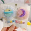 Hair Accessories 4Set/Lot Children Kids Lovely Star Rainbow Clip Cute Moon Clips For Girls Barrettes Hairpins