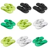 صيف النعال منتجات جديدة مصمم للنساء أحذية أبيض أسود أخضر مريح Flip Flop Slipper Sandals Fashion-025 Womens Flat Slides Gai Outdoor