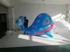 ブロワー付き4ml（13.2ft）カラフルなインフレータブルバルーンクジラとシティショーの装飾用ストリップ