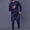 Мужские спортивные костюмы Dashiki HomMiddle 2 East Ethnic Style New Street Casual Set Банкетный мужской средний комплект с короткими рукавами и длинными рукавами из двух предметов J240305