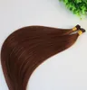 Auburn Brown 33 Sticktip Extensions Brazilian Human Hair 100strands 100gram 스트레이트 keratin Itip Human Hair Extensions7383855