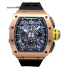 Mens Watch Female Wristwatch RM Wrist Watch RM11-03 RG Satin Scrub Grade 5 Titanium For Men RM1103