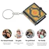 Keychains 10 Pcs Mini Keyring Quran Keychain Small Pendants Ornament Keyrings Vintage Book Exquisite