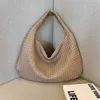 Designer-Umhängetasche, gewebte Ledertasche, Handtasche, trendige Mode, Luxus-Designer-Handtasche, hohe Qualität, Schwarz, Grau, Blau, Rosa, Braun, Schultertasche für Damen