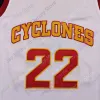 Iowa State Cyclones basketbalshirt voor heren - aanpasbaar