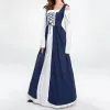 Skirts Great Medieval Dress Contrast Colors Vintage Performance Vintage Royal Medieval Dress