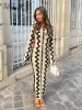 Klänning FSDA Autumn Winter Hollow Out Women Dress Sweater Elegant Maxi 2022 Långärmning Sticked Bodycon Dresses Party Christmas Outfits