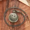 Taschenuhren Vintage Fullmetal Alchemist Mechanische Uhr Mann Cosplay Edward Elric Anime Design Männlich Anhänger Halskette Kette Uhr Geschenk