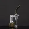 Anguschenchen Ash Catcher кальянные кальяны Высочайшее качество светло-голубые дымчатые серебряные колеса оплавления нефтяной вышки пузырьковый бонг кальянные водные бонги 14 мм 18 мм