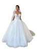 Charming Plus Size Ball Gown Wedding Dresses for Bride Black Women Lace Applique Sweetheart Sweep Train Garden Bridal Gowns Vestido De Noiva Custom