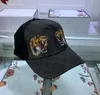 Designer Männer Baseball Cap Frau Luxus Marke Tiger Kopf Biene Schlange bestickt Knochen Hüte Sunbonnet Hut Sport Cap Mesh Trucker Caps Sonnenhut hohe Qualität