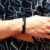 Charmarmband 2st/par mäns armband naturliga vulkaniska matt stenarmlet trendiga Milan Roep flätade braslet manliga smycken set hombre