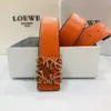 Belts Double-sided Lychee Grain Luxury Men Women Designer Width 3.8cm Silver Leather Belts 240305