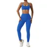 NCLAGEN Women Yoga Set 2 szt. Aktywne noszenie sportów Bra Biker Shorts Legginsy Fitness Suit Ćwiczenie SZOKA GYM SORTWEAR 240228