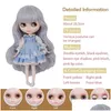 Кукла Blythes 16 шарниров 30 см Blyth Toys Натуральное блестящее лицо с руками и модными куклами своими руками Подарок для девочки 220707 Прямая доставка Dhqdl