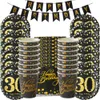 Ny 30 40 50 60 års jubileums disponibla bordsartiklar Set Happy Decorations Adult 30th Birthday Party Supplies