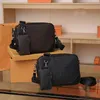 Koffer top handtassen dames mannen lederen trio messenger tassen luxe schoudertas make -up tas ontwerper handtas baseman tas