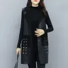 Vestes 2023 hiver nouvelles femmes gilet de fourrure grosse soeur lâche femme vêtements Vintage velours épais manteau chaud mi-long gilet WommenA856