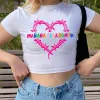 Camisetas Karol G Mana Sera Bonito com Hearth Crop Tops Karol G Manana Sera Bonito Crop Tops Cute Mermaid Baby Tee Streetwear Y2k Tops