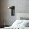 Applique Lampe murale LED minimaliste réglable lampe de lecture de tête de lit d'hôtel pour chambre d'amis lampe de chevet intérieure d'hôtel moderne LED wall light