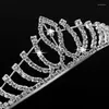 Hair Accessories 2024 Crystal Rhinestone Crown Tiara Headwear Wedding Prom Bride's Hairband Girl Headband 200pcs/lot