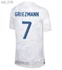 Fans Tops Club français Ensembles complets Maillots de football GRIEZMANN KANTE équipe de pied Maillots enfants kit femmes football shirtH240312