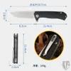 D2 High Hardness And Sharp Ball Bearing Camping Fruit Knife, Outdoor Folding Knife 689745