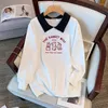 Women's Hoodies 6XL 7XL 100/150/175kg Big Size Women Clothing Extra Large Casual Loose Autumn Lapel Sweatershirt Bust/150/160cm Pullovers