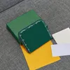 Portownik mody Matignon Portfer Mens Uchwyt karty z pudełkiem luksusowy posiadacz karty damskiej torebki prawdziwe skórzane portfele zippy torba brelikalu identyfikator paszportowy uchwyt paszportowy
