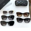 Womans Sunglasses Women Designer Sunglasses Cat Eye Sun Sunglasses CH5481H Gradient obiektyw z perłami Ramka modne okulary przeciwsłoneczne dla kobiet