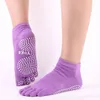 3 пары профессиональных носков для йоги для женщин, фитнес-пилатес, Barre, нескользящие хлопковые спортивные носки, повседневные носки для отдыха, 240220