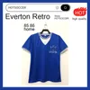 Uniforme de football rétro Everton 85 86, maillot de football 1985-1986