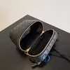 10A Luxur Designer Bag Womens Mini Box Case Cosmetic Weave Tote Bags Dumpling Bag äkta läder Womens Handväska Hobo Purse Mirro Kvalitet
