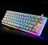 Womier 66 key Custom Mechanical Keyboard Kit 65 66 PCB CASE swappable switch support lighting effects with RGB switch led11971488