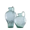 Vaser enkla öronbubbla potten handtag glas vas hänge klocka design hantverk