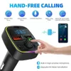 Ny FM-sändare Bluetooth Hands-Free Mp3 Player PD P10 Charge Fast 3.1A Dual Accessories USB Partihandel laddar bil Z5V1