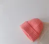 Chapéus de inverno para bebês quentes para crianças, boné de malha para meninos e meninas, chapéu casquette, atacado, moda fofa 240229