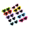 Appareils pour chiens 10pcs / Set Plastic Pet Sunglasses Sunglasses Hair Hair Wress Hair Clip Pet Pet