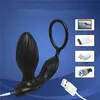 Swing anal plug vibrador bunda masculino massageador de próstata anel brinquedos sexuais produtos para homens casais adultos bens 231010