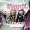 Camis Women Croped 2000s Aesthetic 2022 Summer Y2K Tops Clothing Vintage Cartoon Bratz Pattern Print Crop Top Sexy Corset Haut Femme