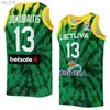 Basketball Jerseys Printed 2023 World Cup Lithuania Jersey National Team Rokas Jokubaitis TADAS SEDEKERSKIS 33 Tomas Dimsa JonasH243599