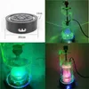 Heady Glass Bongs Hookah/Hot Laser Beam Base for HookaとGlass Bong with RGB LED LED 5000MAHリチウムバッテリーでクールな光効果