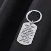 Keychains Family Love Keychain Son Dotter syster Bror Mamma Fäder Key Chain Gifts Rostfritt stål Keyring Dad Mothers Friend 2748