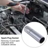 Ny Universal Sleeve Wrench 3/8 "Socket Magnetic Borttagning Thin Angle Wall Tändstift 16mm Tools Car 14mm 12-punkts J2M7