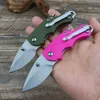 Grossista 3800 Shuffle Coltello pieghevole multifunzione 2.375 "Lama liscia Nero / rosa / verde Manici GFN Coltelli tattici da caccia all'aperto EDC da campeggio 7550 7500 7600 7650